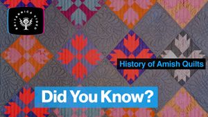 Explore the fascinating history of Amish quilts