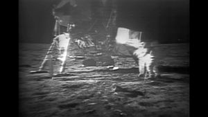 Hear about the Apollo 11 landing on the moon and its return to earth
