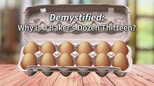 Know why a baker's dozen is thirteen and not twelve
