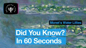 Learn about Monet's paintings of water lilies