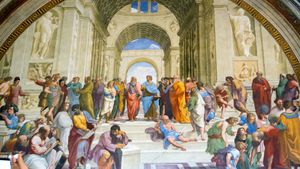 What does Raphael's School of Athens mean?