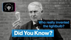 If Thomas Edison didn't invent the lightbulb, who did?