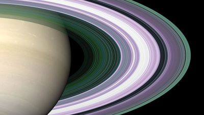 Specially designed Cassini orbits place Earth and Cassini on opposite sides of Saturn's rings, a geometry known as occultation. Cassini conducted the first radio occultation observation of Saturn's rings on May 3, 2005. (solar system, planets)