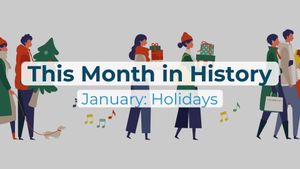 This Month in History, January: Gregorian calendar, MLK Day, and more