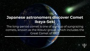 This Week in History, September 15-20: Learn about the discovery of Comet Ikeya-Seki, the launch of the first hot air balloon, and the founding of Johannesburg city