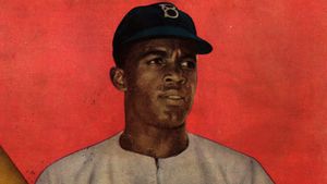 View and learn about the life and achievements of Jackie Robinson
