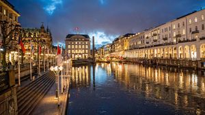 Visit Hamburg and experience shopping at the city center, a boat tour, see St. Michaelis Church, and the nightlife of St. Pauli